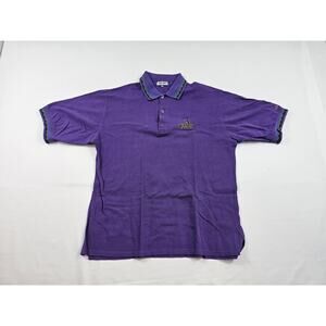 Arizona Diamondbacks 1998 Inaugural Season Avid Polo Purple Shirt Sz L